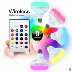 Uzaktan kumandalı renkli LED ampul